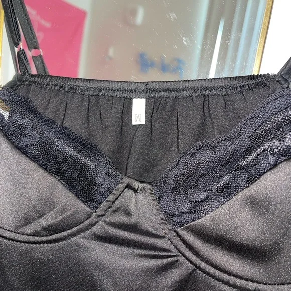 NWOT Black Slip Dress - Picture 3 of 5